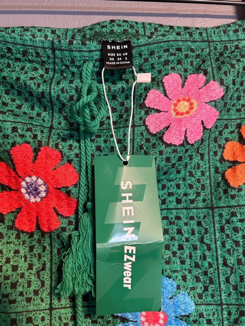 SHEIN NWT Floral Mini Skirt - Picture 2 of 6